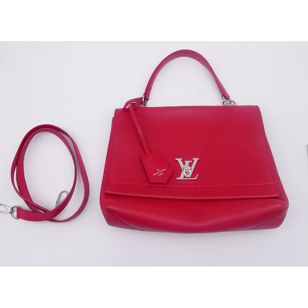 Louis Vuitton Lockme II BB Rose Indien Pink Leather Crossbody Bag M50250